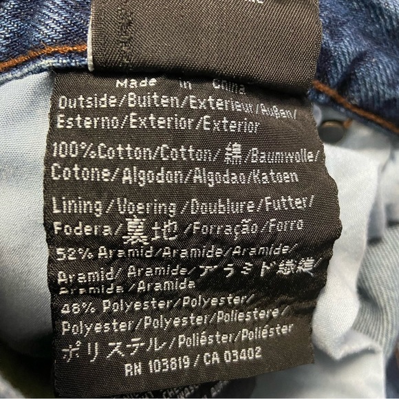 Vintage Harley-Davidson Lined Riding Denim Motor Cycle Clothes Jeans - Picture 14 of 16